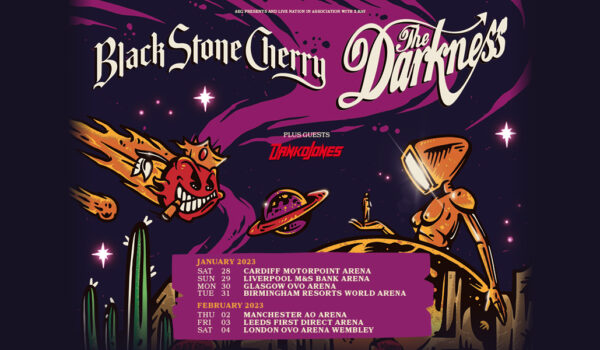 The Darkness & Black Stone Cherry Announce Co-Headline UK Tour 2023!